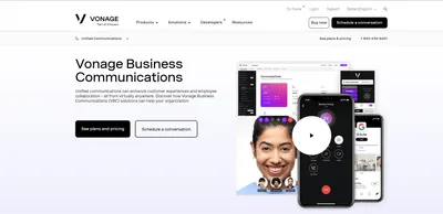 Vonage website